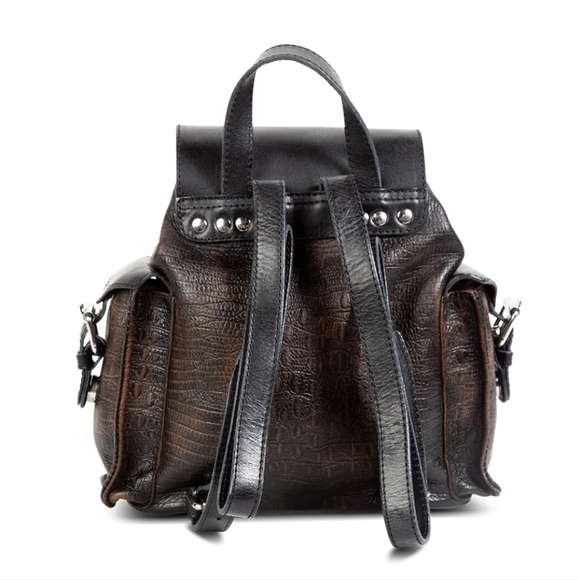 FreeBird by Steven BRETT Brown Distressed Backpack - Picture 7 of 11